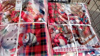 Tovaglia Natale Pupazzo Neve Babbo Natale