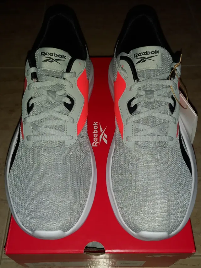 Zapatillas Reebok Hombre Gris y Fucsia