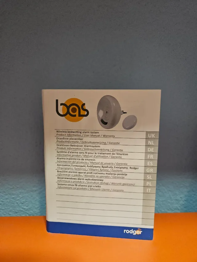 Alarma de enuresis inalámbrica Rodger