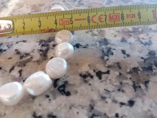 Hilo de perlas cultivadas de rio