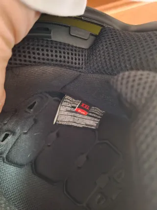 Casco Moto X-PRO Giallo Fluo Taglia XXL