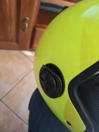 Casco Moto X-PRO Giallo Fluo Taglia XXL