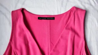 Vestido rosa elegante talla M