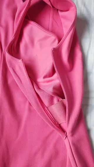 Vestido rosa elegante talla M