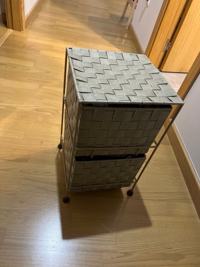 Cajonera de tela 2 cajones
