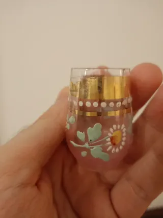 Licorera antigua de porcelana francesa del 1900