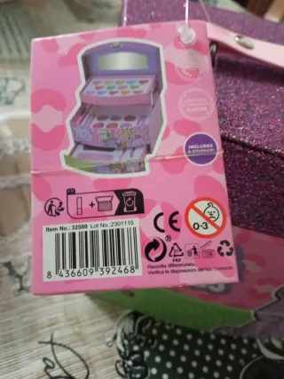 Maletín Maquillaje Infantil Rosa y Morado