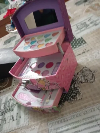 Maletín Maquillaje Infantil Rosa y Morado