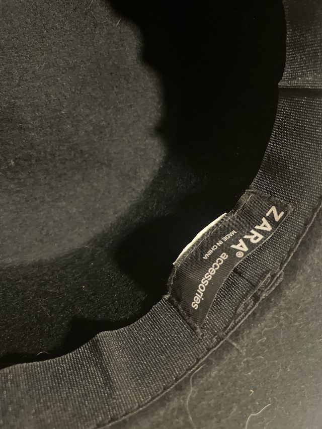 Sombrero negro mujer