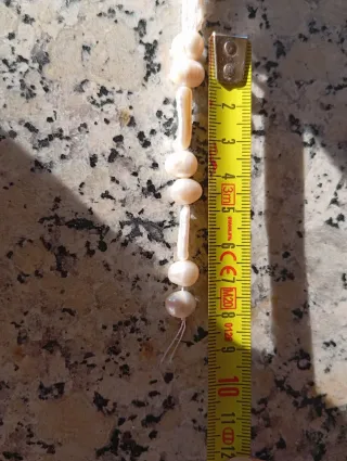 Hilo de perlas blancas naturales