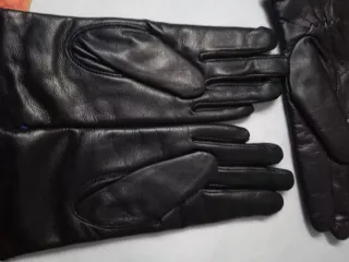 Guanti Donna Pelle 2 Unità Nero Marrone