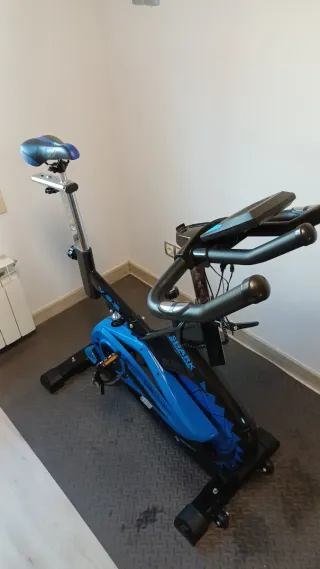 Bicicleta Spinning Shark V3.5 Azul