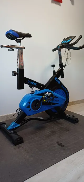 Bicicleta Spinning Shark V3.5 Azul