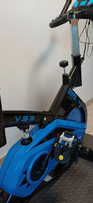 Bicicleta Spinning Shark V3.5 Azul