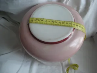 Jarrón opalina o pie de lámpara,con escena pintada