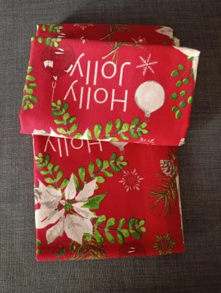 Tovaglia Natalizia Sommaruga in cotone da 12 posti