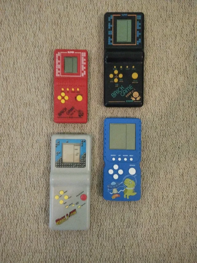 Maquinitas tipo Tetris (4 unidades)