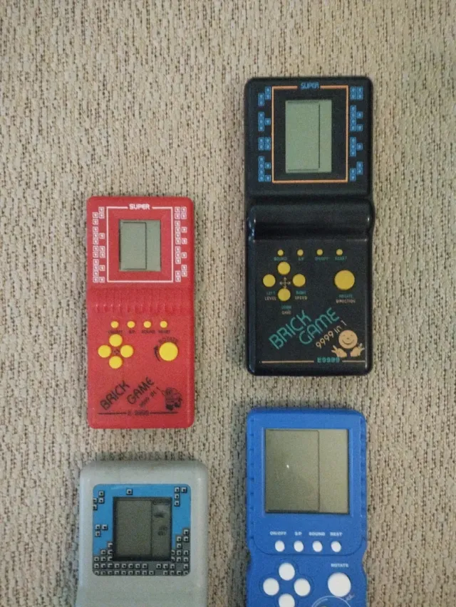 Maquinitas tipo Tetris (4 unidades)