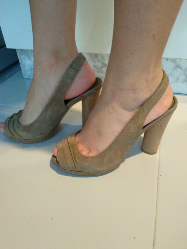 (PERFECTOS) ZAPATOS DESTALONADOS ABIERTOS PUNTERA