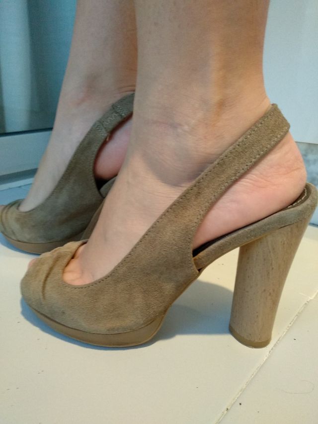 (PERFECTOS) ZAPATOS DESTALONADOS ABIERTOS PUNTERA