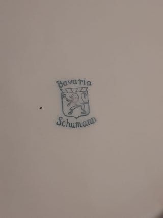 Piatto Schumann Bavaria decorativo porcellana