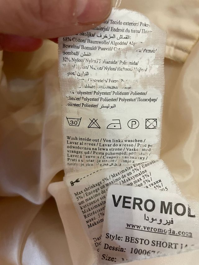 Chaqueta Vero Moda estilo sahariana Talla M