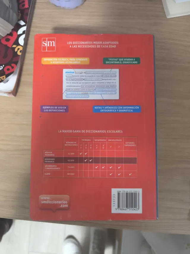 Diccionario avanzado primaria