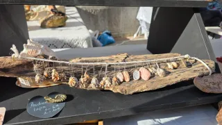 Pendientes de lapa naturales