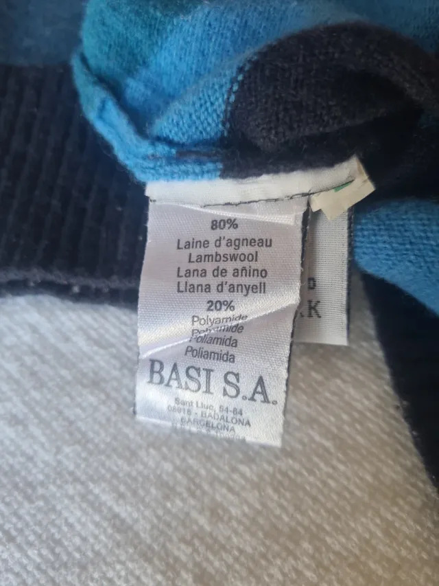 Jersey Lacoste Rayas Azul Marino y Celeste