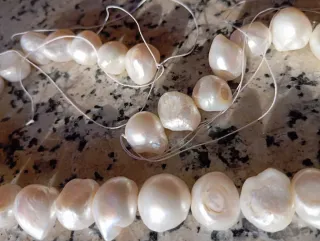 Hilo de Perlas Naturales de rio