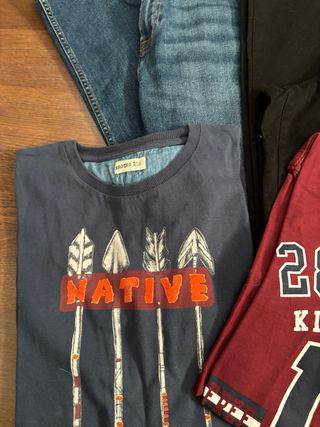 2 Camisetas Talla XS 15-16 años) Sin estrenar