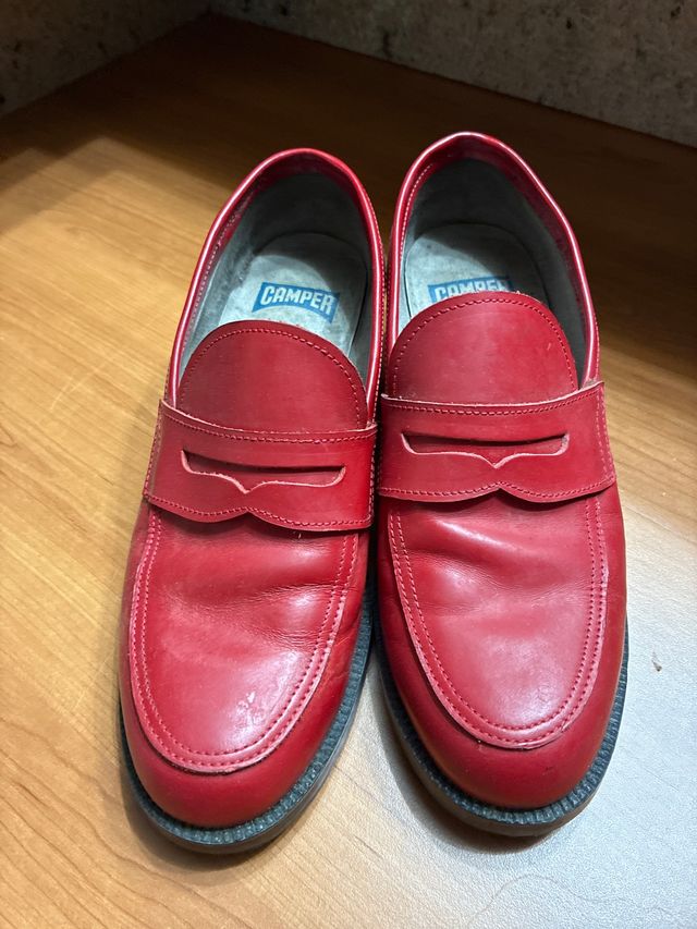 Mocasines Camper Rojos Mujer Talla 36