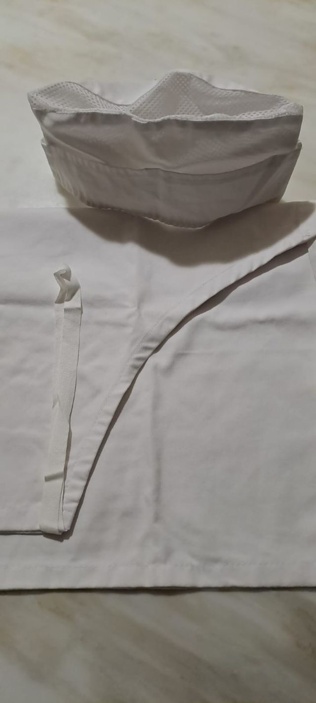 Uniforme aiutante panettiere bianco