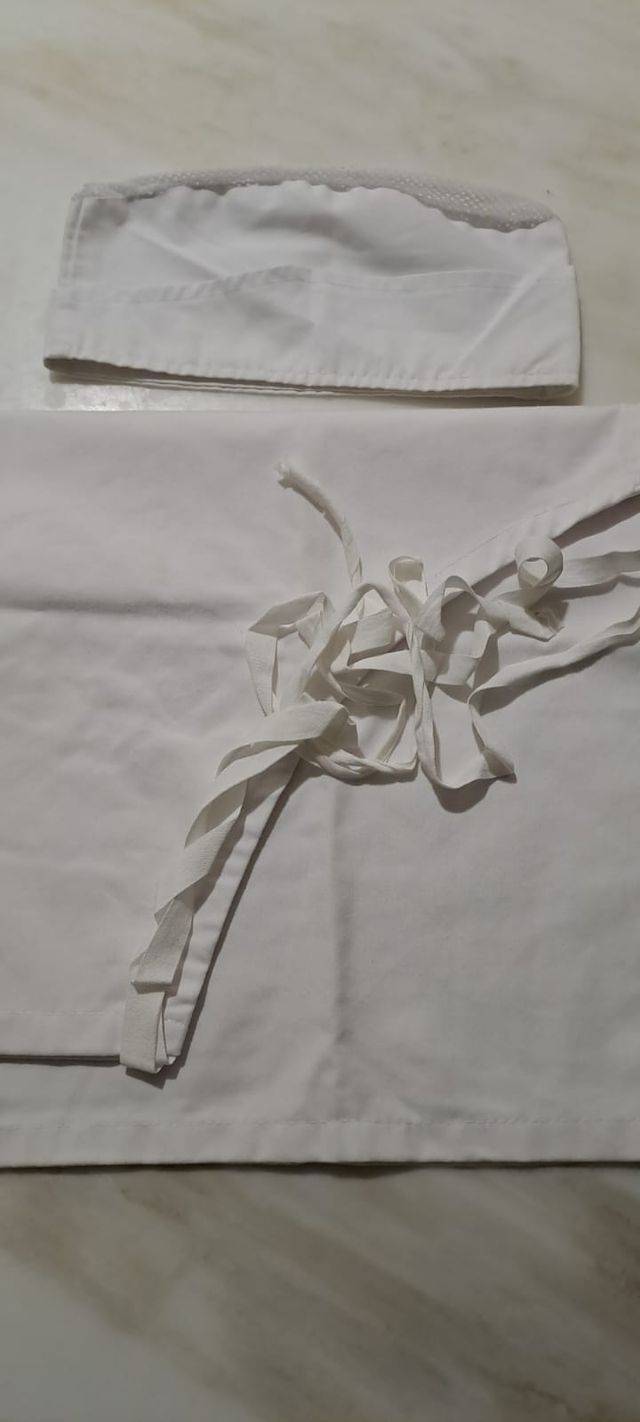 Uniforme aiutante panettiere bianco