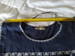 Camisa blusa tirantes mujer algodón 36