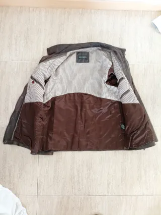 Chaquetón piel legítima talla L Medidas indicadas