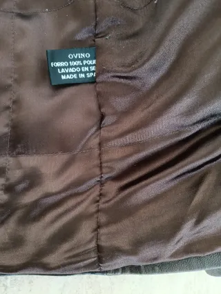 Chaquetón piel legítima talla L Medidas indicadas