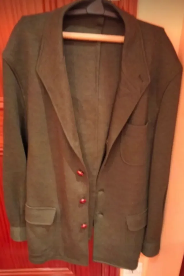 Chaqueta abrigo hombre verde