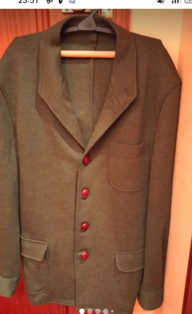 Chaqueta abrigo hombre verde