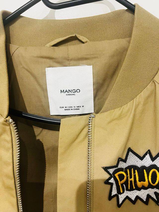 Giacchetta lunga MNG con patch da donna