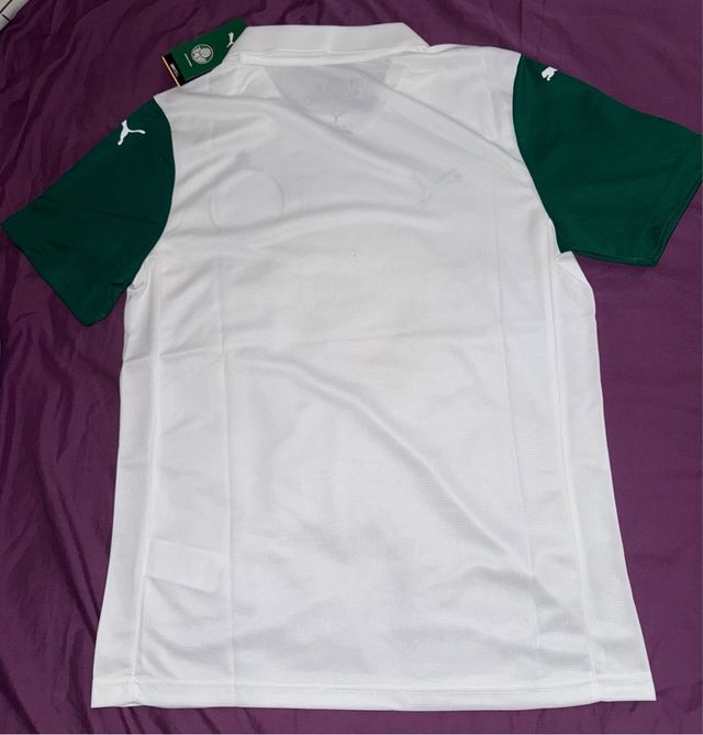 Camiseta Fútbol Palmeiras Puma Blanca y Verde