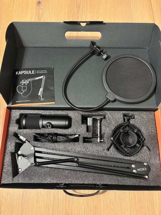 Micrófono Krom Kapsule HD Streaming