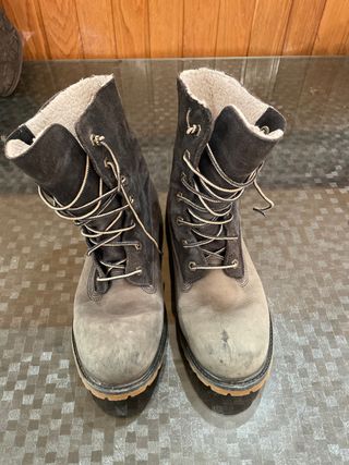 Botas Timberland grises y negras