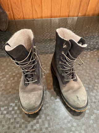Botas Timberland grises y negras