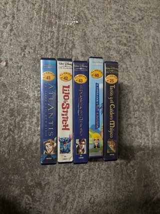 Lote 14 Cintas VHS Disney Varias Películas