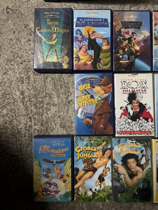 Lote 14 Cintas VHS Disney Varias Películas