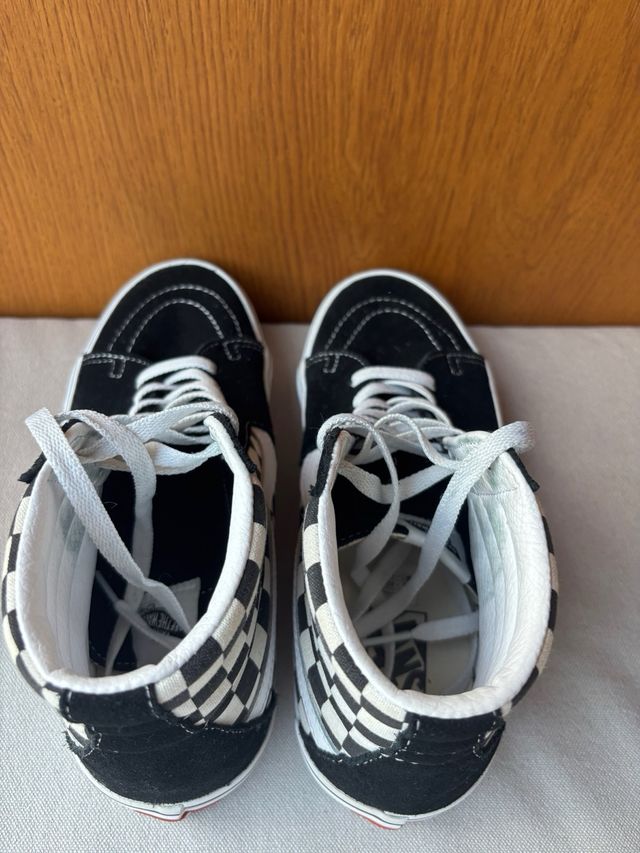 Vans SK8-HI Plataforma Checkerboard