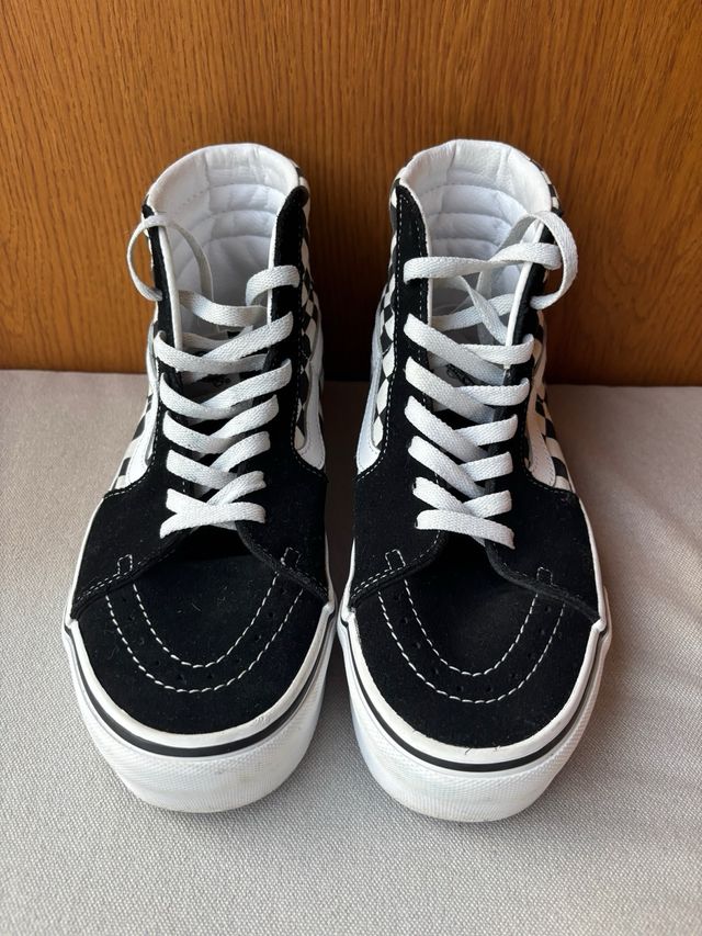 Vans SK8-HI Plataforma Checkerboard
