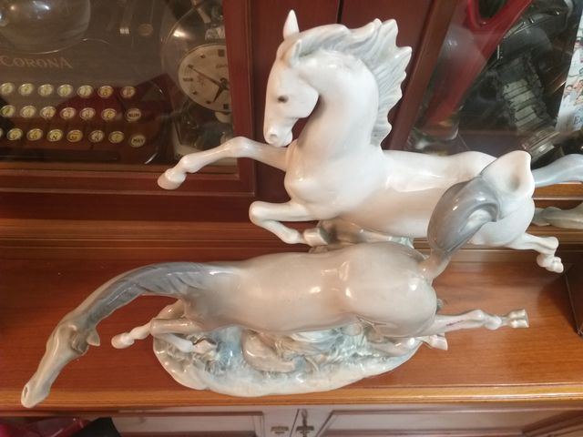 Figura Lladro Caballos a Galope