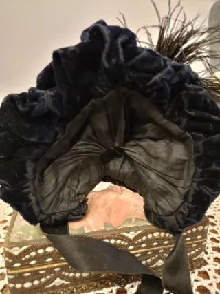 Sombrero de muñeca antigua siglo XIX